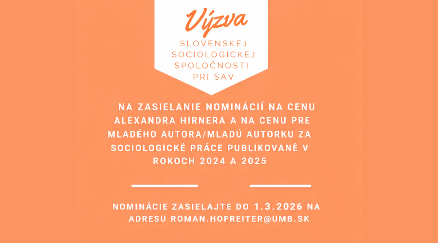 Cena Alexandra Hirnera - výzva